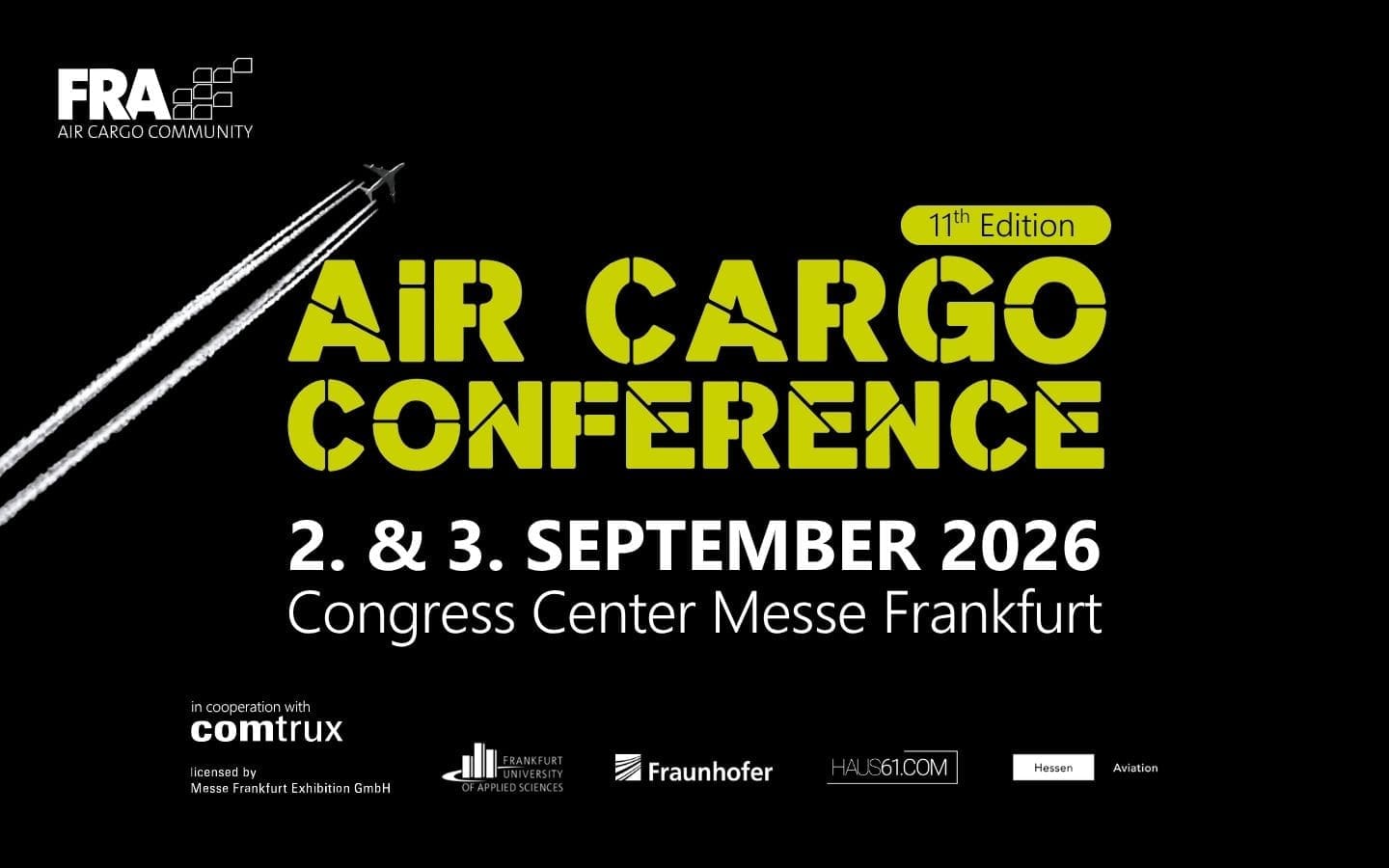 Air Cargo Conference 2. - 3. September 2026 hosted by Air Cargo Community Frankfurt e.V.